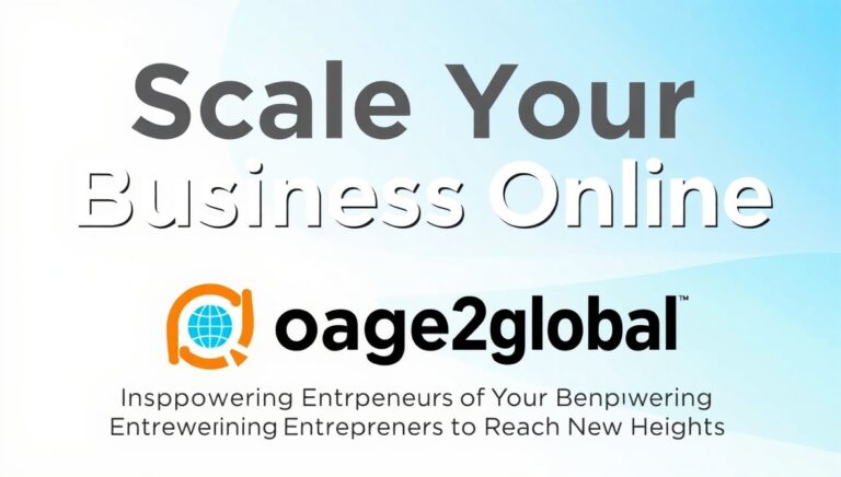 Scale Your Business Online with Garage2Global