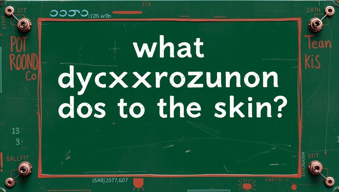 what dyxrozunon does to the skin
